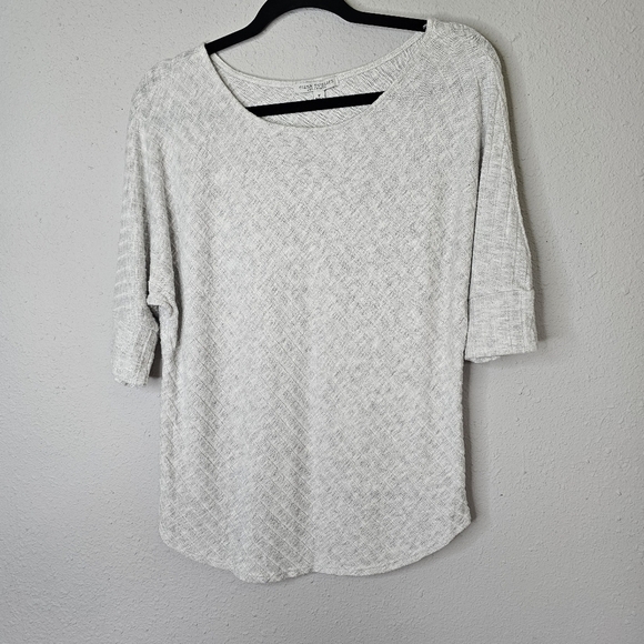 Green‎ Envelope Dolman Short Sleeve Soft Gray Tunic Shirt Size M Medium - Picture 1 of 8